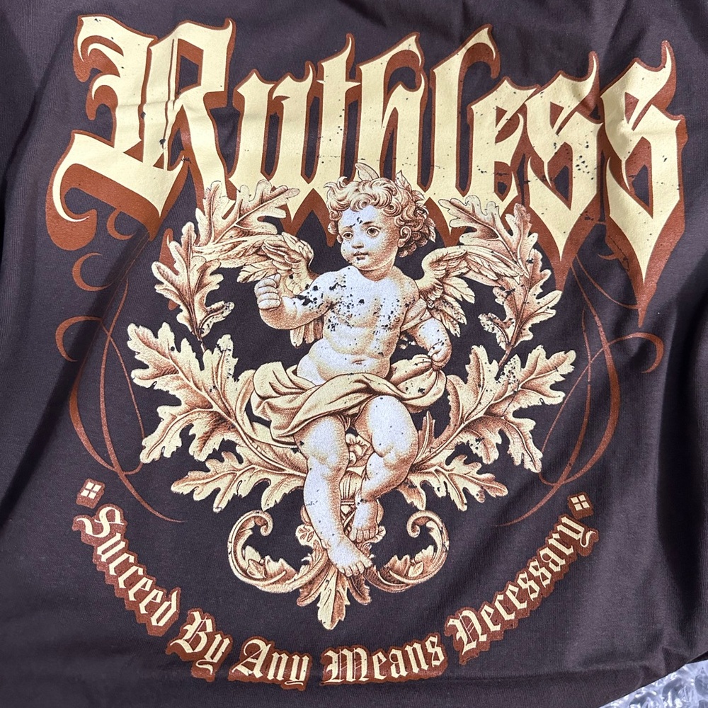 Ruthless with Purpose Men’s Short sleeve Brown Shirt NWT Sz XL - Picture 2 of 5